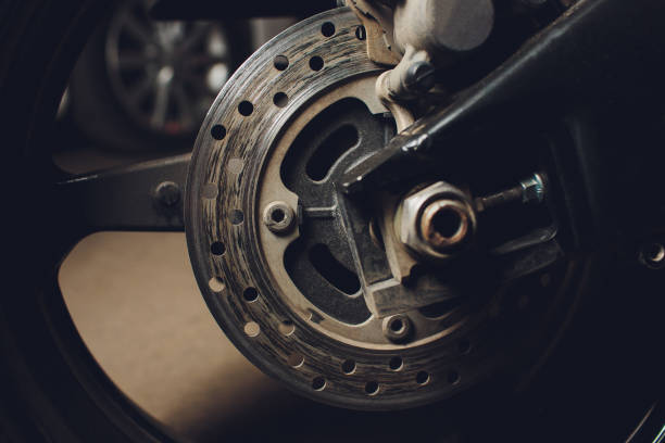 istock This is the image of a motorcycle brake disc, brake system. 1172084853