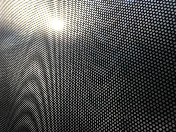 istock Selective focus of Film pattern on the bus glass with sunlight 1172087929