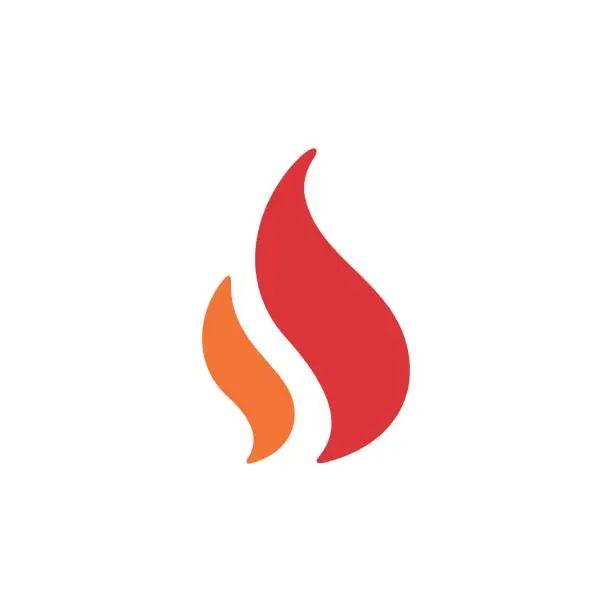 Vector illustration of Initial SS / Flame design inspiration