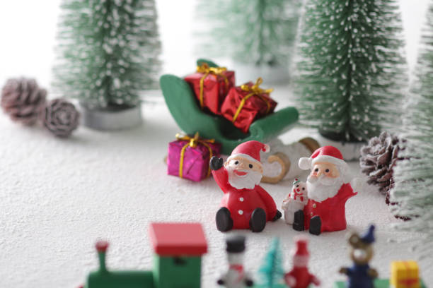 istock Bright Christmas image in a snowy forest 1172105435