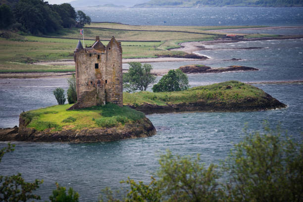 istock Dramatic Castle Stalker in Scotland 1172107037