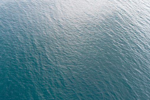 Aerial view of mystery sea wave surface