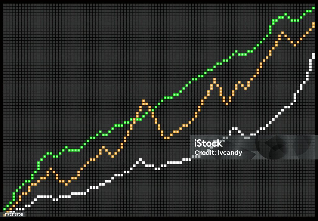 Graph Representing Stock Stock Market Graph Stock Illustration - Download Image Now - LED Light ...