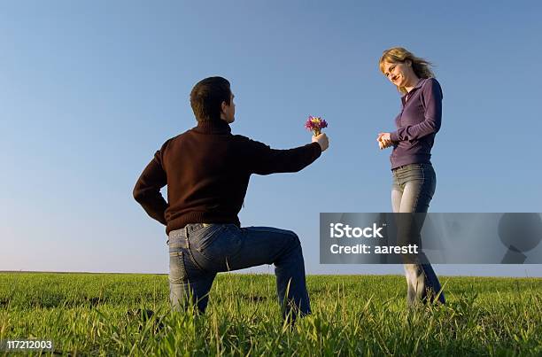 Declaração De Amor - Fotografias de stock e mais imagens de Adolescente - Adolescente, Adulto, Ajardinado