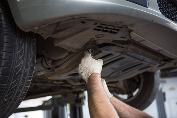 istock Car repair in the service station. 1172122242