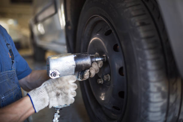 istock Car repair in the service station. 1172122252