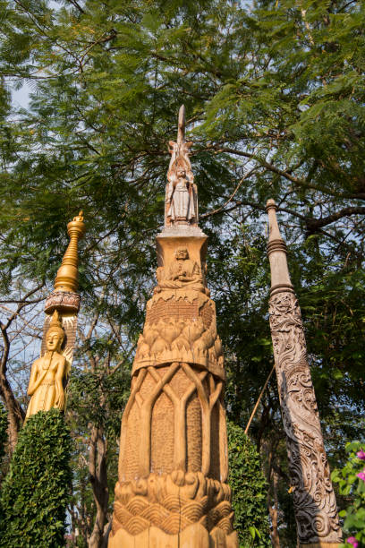 istock THAILAND PHRAE WOOD CARVING BUDDHA 1172131574