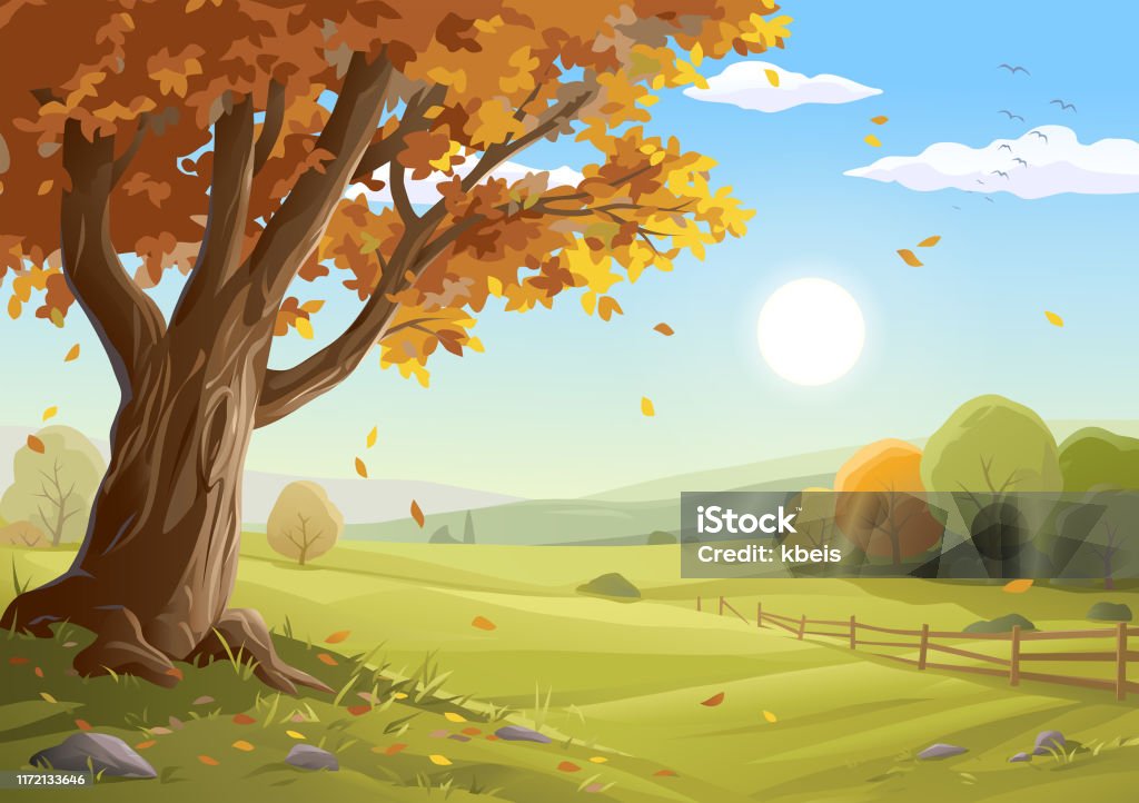 Ilustración de Hermoso Paisaje De Otoño y más Vectores Libres de Derechos de Otoño - Otoño, Árbol, Paisaje no urbano - iStock Ilustración de Hermoso Paisaje De Otoño y más Vectores Libres de Derechos de Otoño - Otoño, Árbol, Paisaje no urbano - iStock