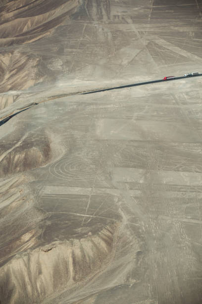istock Nazca lines on desert in Peru, South America 1172137901