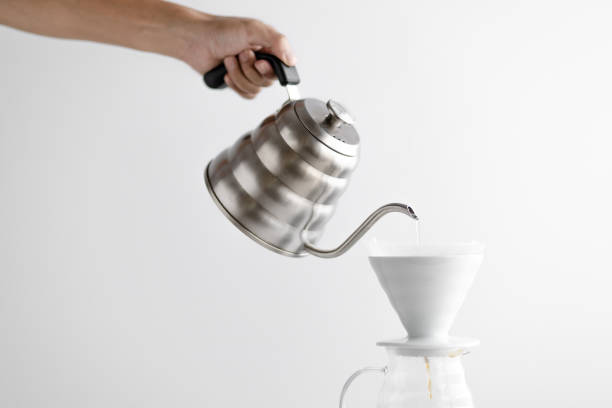 istock Drip coffee,Drip kettle,Black coffee make a coffee White scene 1172139314
