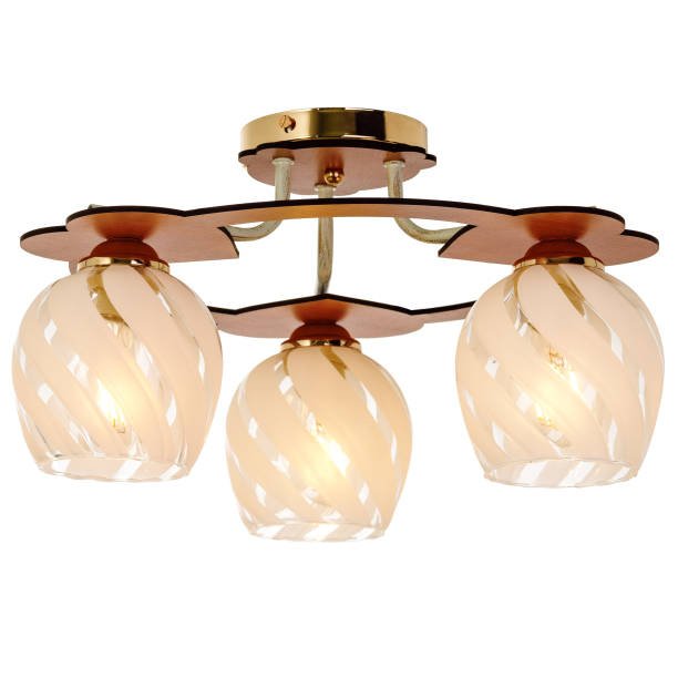 istock Three-lamp chandelier with three shades 1172140564