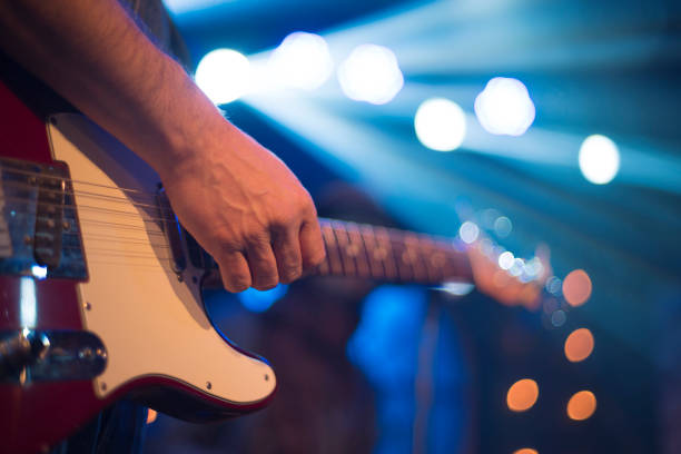 istock The artist plays the guitar. 1172140589