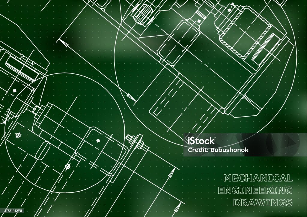 Engineering Backgrounds Mechanical Engineering Drawings Stock ...