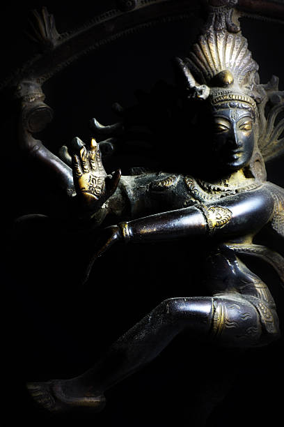 istock Shadowy Shiva statue with natural light 117214160