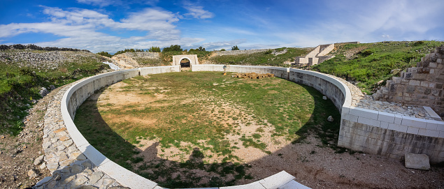 Roman forum arena in Krka national park, Croatia