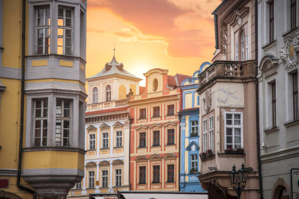 istock beautiful old streets of Prague. 1172145093
