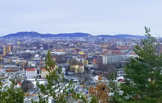 Beautiful view of Oslo by day