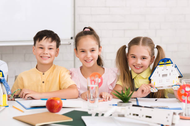 istock Pupils building robots in after school stem class 1172148820