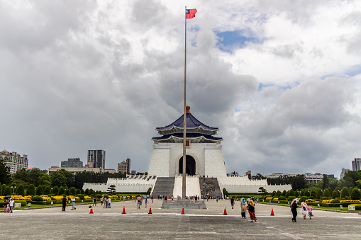Aug 24, 2019 Tourist visit to National Chiang Kai-shek Memorial Hall, Taipei City, Taiwan