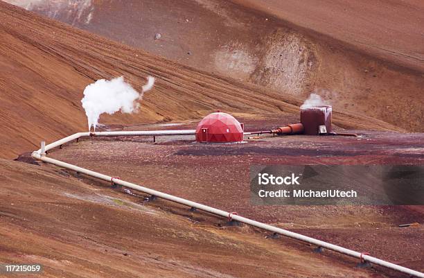 Foto de Usina Elétrica Geotérmica Detalhe e mais fotos de stock de Cano - Cano, Domo, Esfera