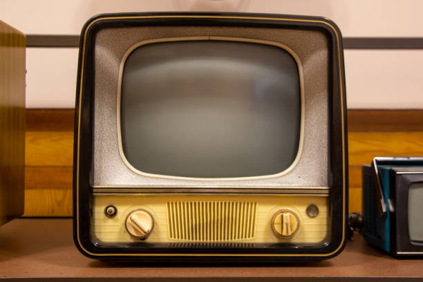 istock Old Grungy Vintage Tv Retro Technology. 1172160715