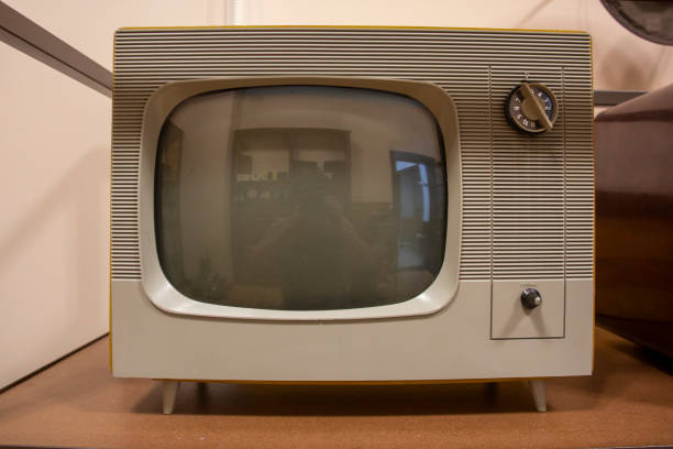 istock Old Grungy Vintage Tv Retro Technology. 1172160733