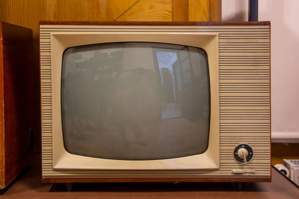 istock Old Grungy Vintage Tv Retro Technology. 1172160774