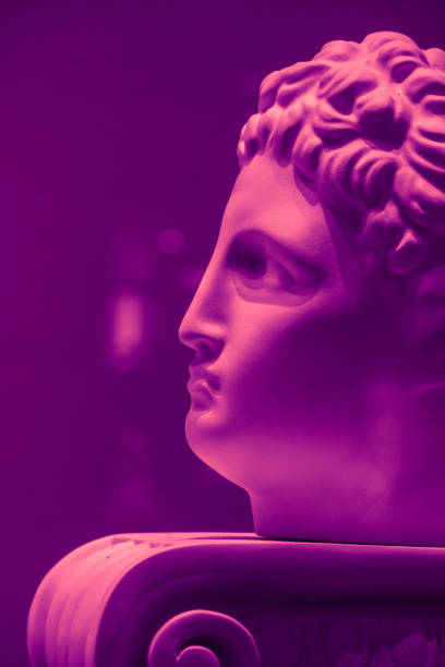 istock Interior decor, Greek style glamour sculpture, shop showcase. 1172160898