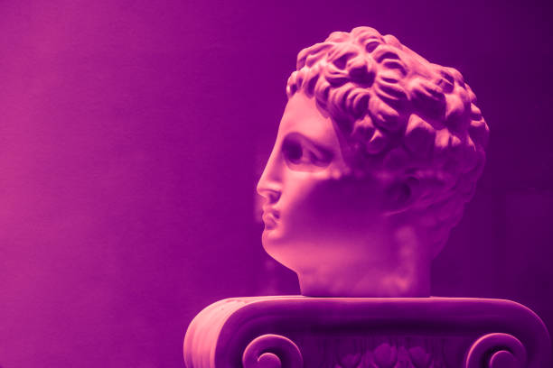 istock Interior decor, Greek style glamour sculpture, shop showcase. 1172160973