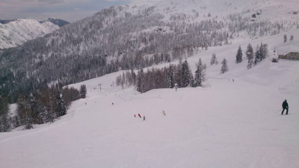 istock a ski run in the mountain 1172162333