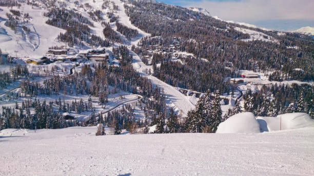istock a ski run in the mountain 1172162354