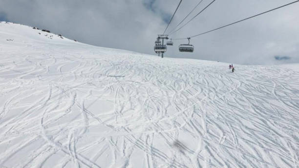 istock a ski run in the mountain 1172163513