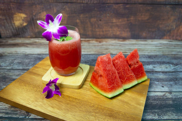 istock Fresh watermelon juice and fruit juice for hot summer days 1172163809