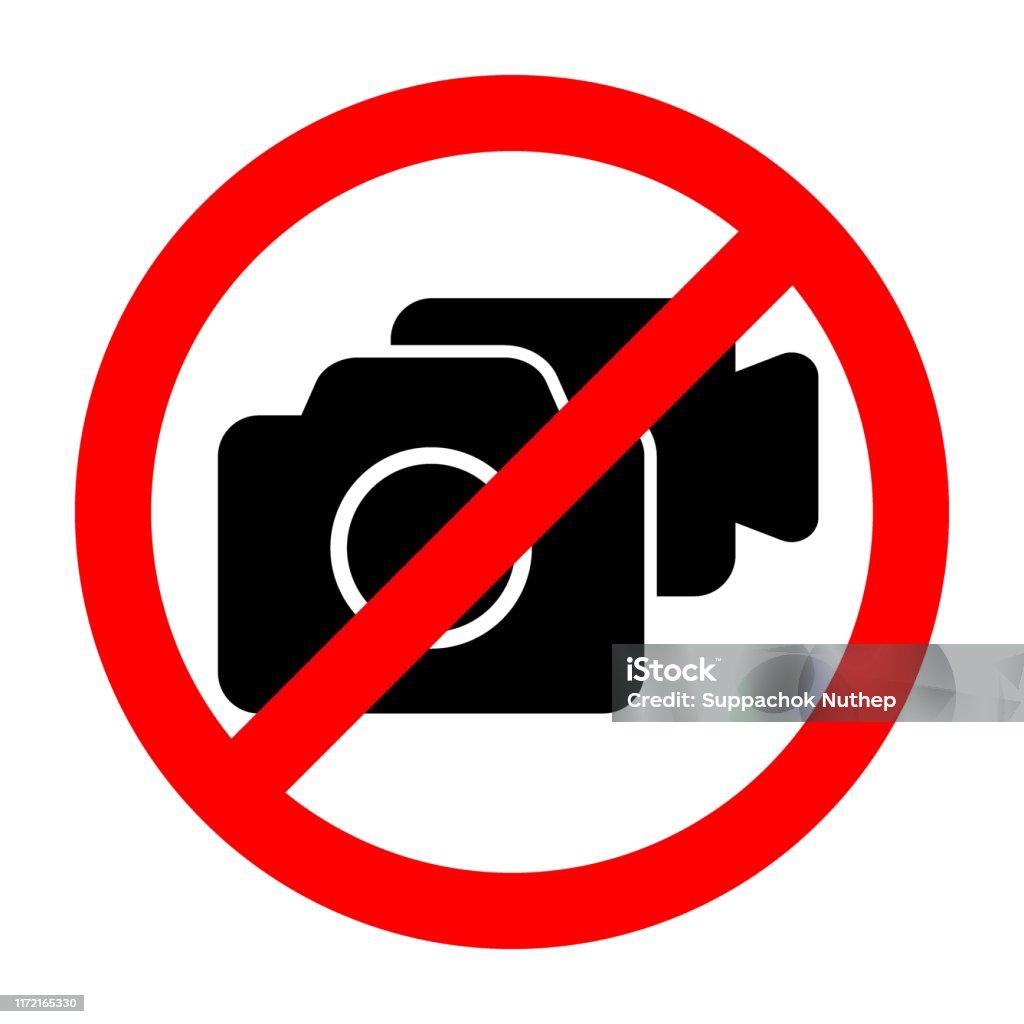 Biển Cấm Không Chụp Ảnh Hoặc Quay Video Máy Ảnh Và Hình Bóng Máy ...