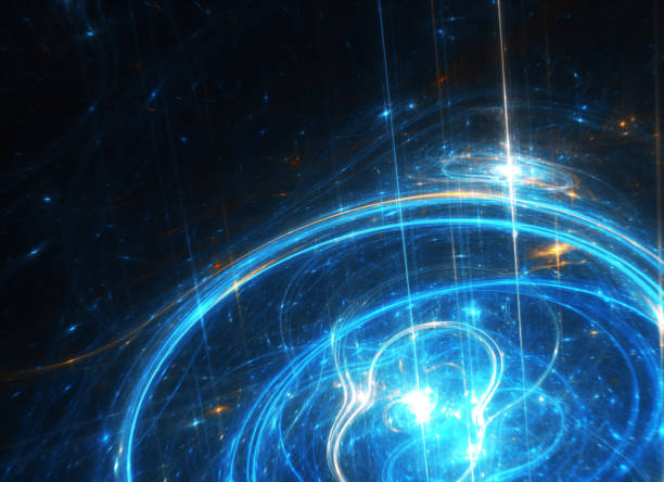 istock Abstract color dynamic background with lighting effect. Fractal art 1172166843
