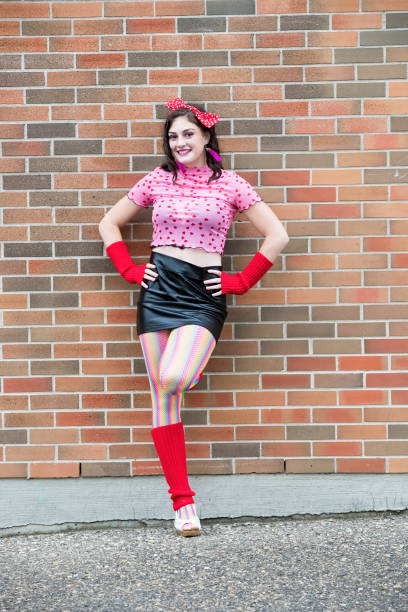 istock 80's Style Beautiful Woman 1172170043