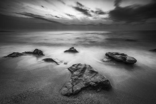 istock Dramatic cloudscape over the sea, sunrise shot 1172171609