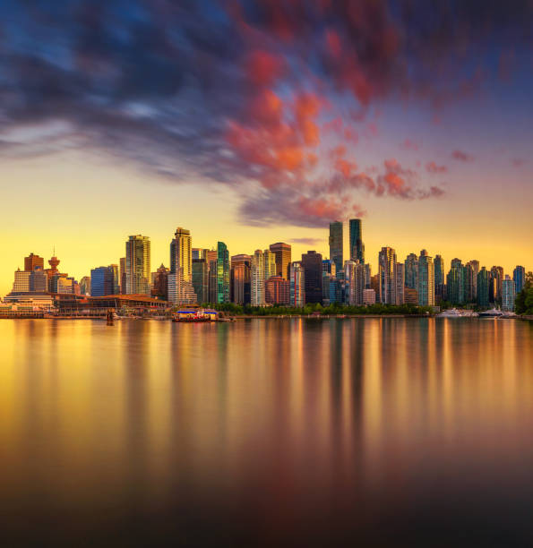 istock Sunset skyline of Vancouver downtown from Stanley Park 1172172793