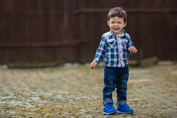 istock Portrait of little boy smiling 1172175263
