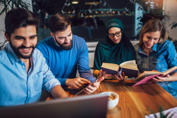 istock Group of students study at home. Learning and preparing for university exam. 1172176295