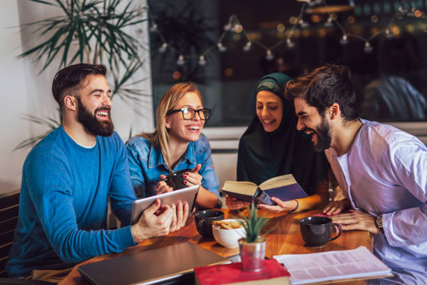 istock Group of students study at home. Learning and preparing for university exam. 1172177288