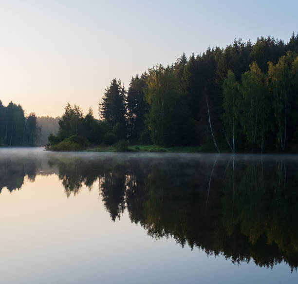 istock early morning sunrise over a lake 1172178719