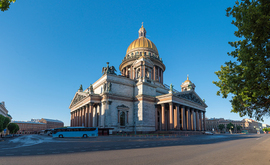 Saint Isaac's Cathedral. The largest Orthodox church in St. Petersburg.