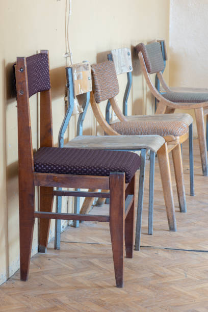 istock Old chairs in waiting room 1172179429