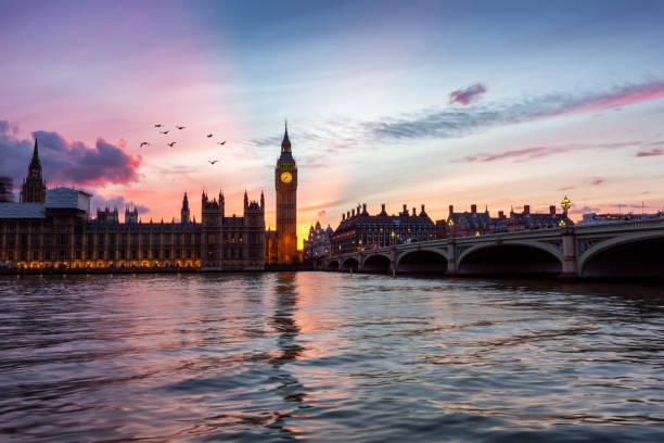 istock The Westminster and the Big Ben tower during sunset time 1172183580
