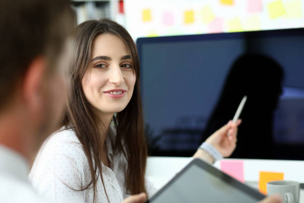 istock Smiling business female 1172188440