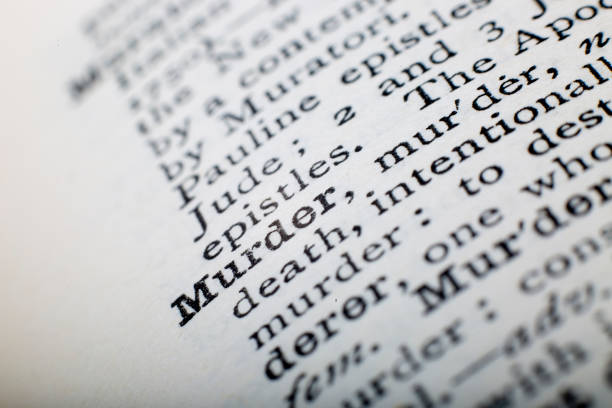 istock Word murder defined in the English dictionary 1172188865