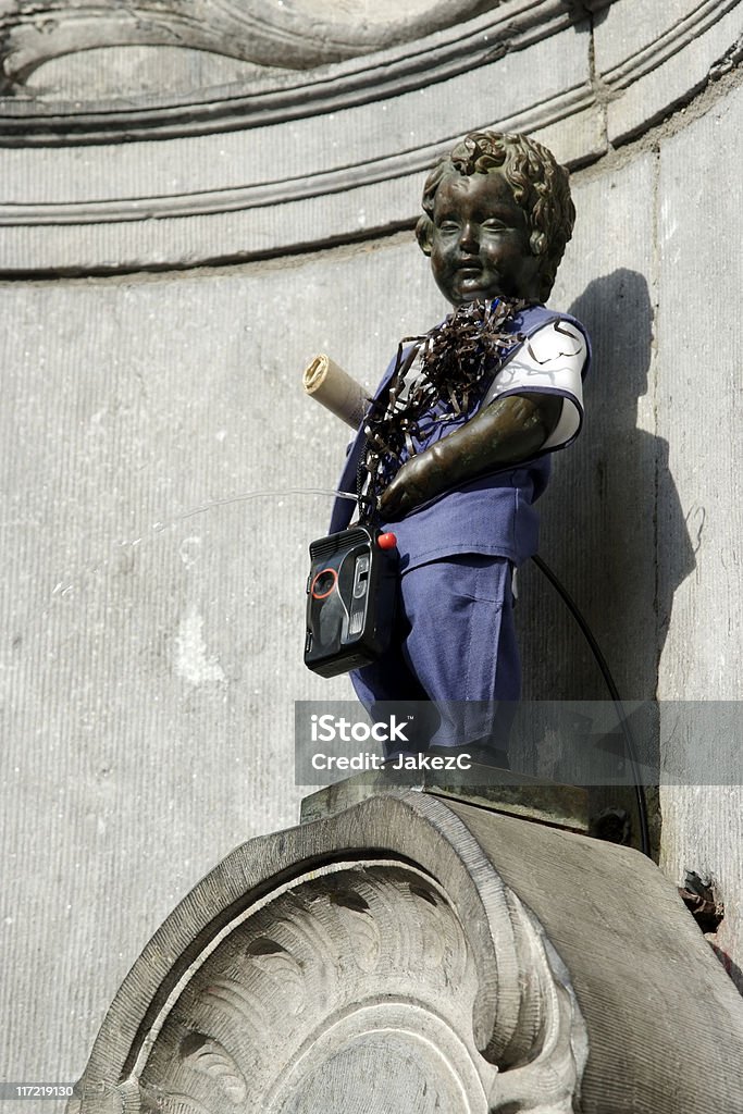 Manneken Pis Brukseli - Zbiór zdjęć royalty-free (Manneken pis)