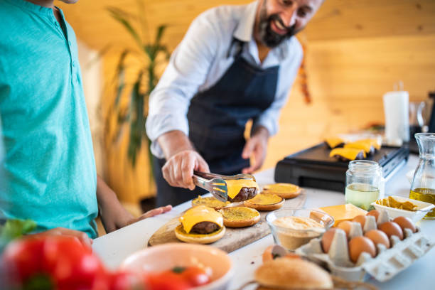 istock Like father like son in the kitchen 1172194174