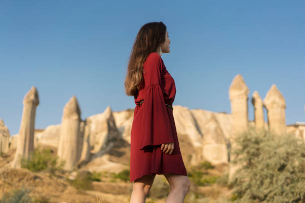 istock Young woman traveling in Cappadocia 1172196143